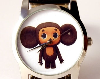 25% OFF ON SALE Cheburashka watch, unisex watch, women watch, men wrist watch
