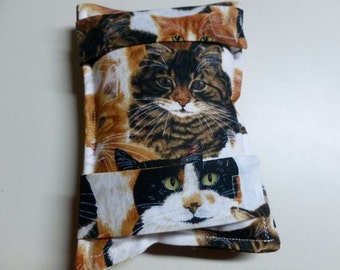 Port Softie Seatbelt Pad for Chemotherapy Patients - Cats Print