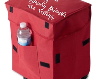 Book Rolling Cart // Collapsible // Custom