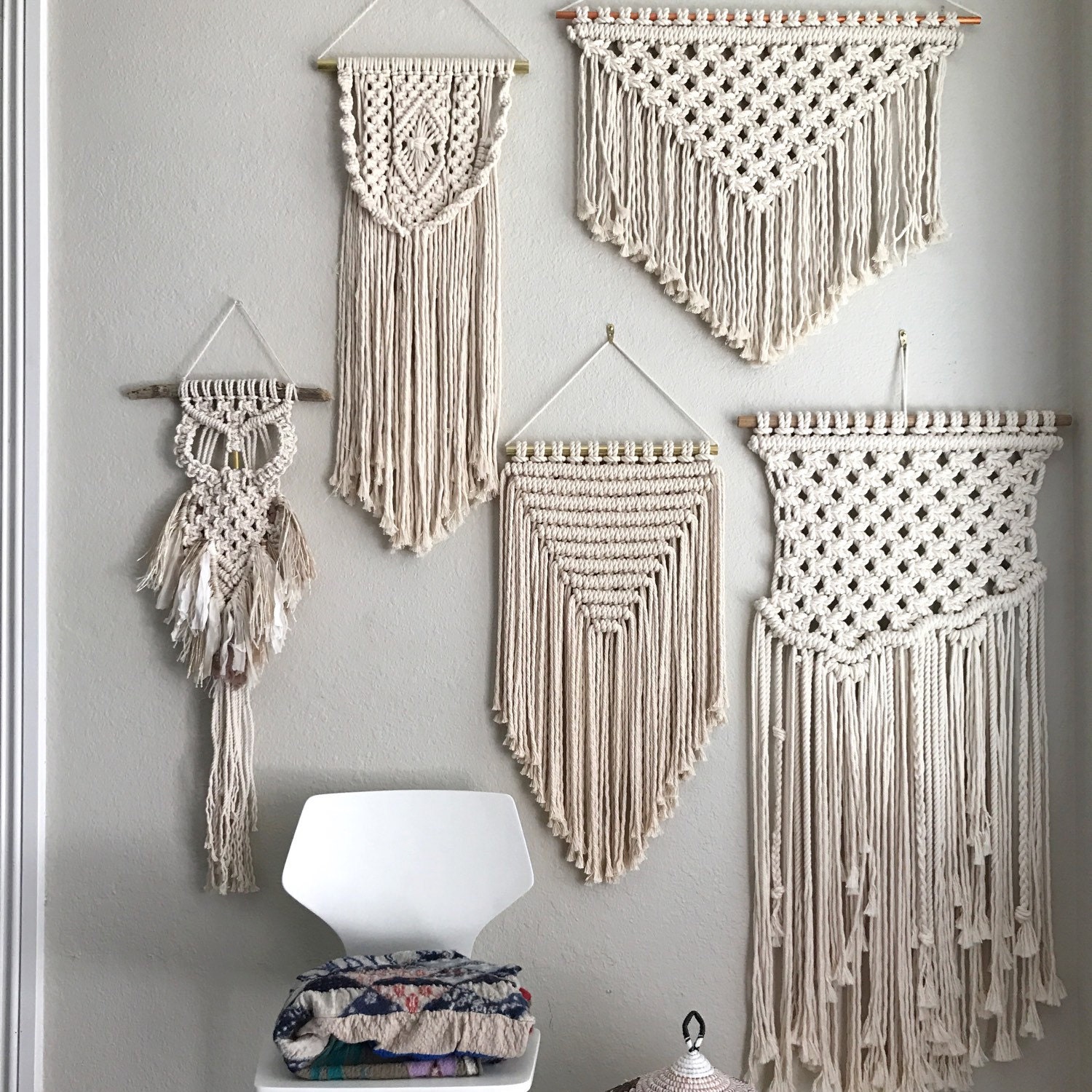 Macrame Kit/Macrame Wall Hanging Kit/DIY Gift/KIT by ReformFibers