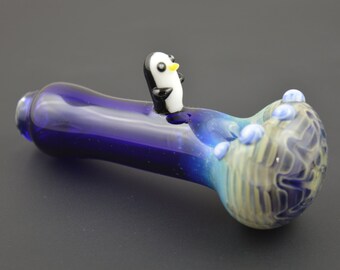 Adventure Time Penguin Glass Pipe
