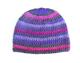 Purple Haze - Purple, Adult Size Beanie