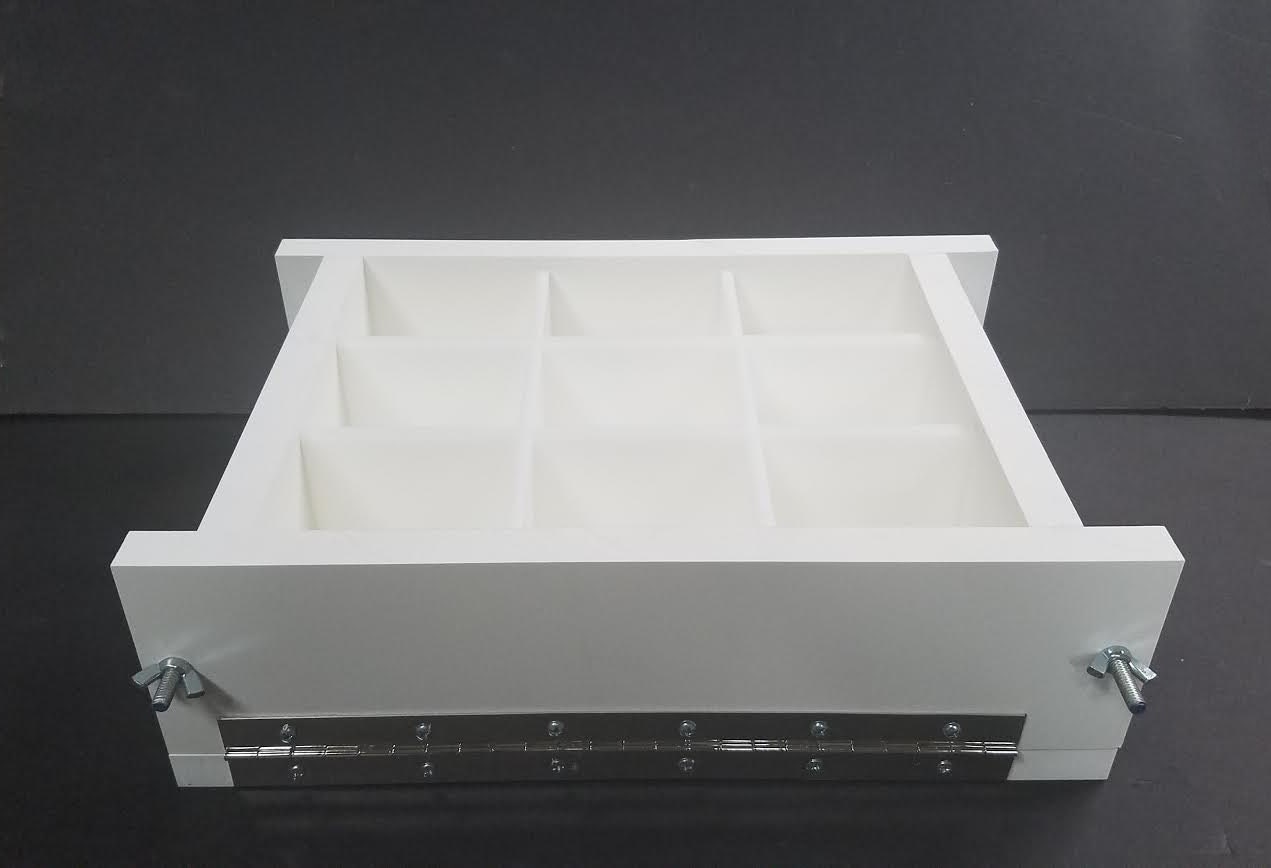 9 Bar Soap bar Divider Mold 9 3.5x2.75x3.5 Bars Custom