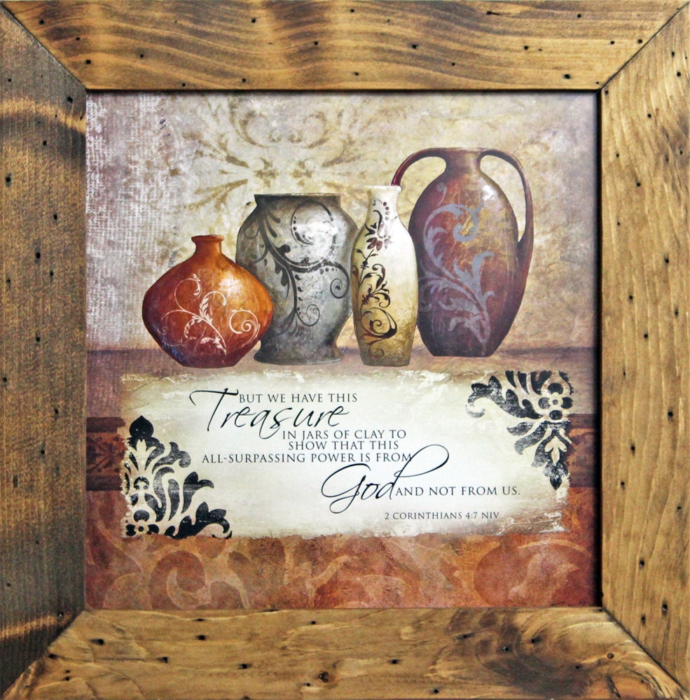 Primitive wall decor framed inspirational art Primitive art