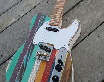 Shabby Chic PIXEL electric Ukulele. Gig bag included