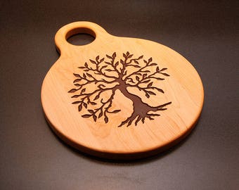 Cheese Board, Tree of Life Personalized Cutting Board, Wedding Gift, Valentine, Anniversary, Gift For Her