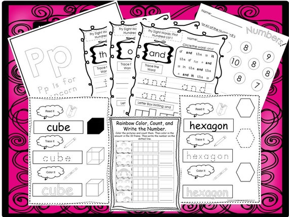 260 kindergarten worksheets download preschool kindergarten