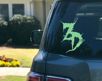ZEDS DEAD Free shipping music festival hippie vinyl car decal Yeti cup sticker Okeechobee Hulaween Bonnaroo