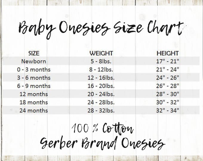 Gerber 0 3 Month Onesies Size Chart