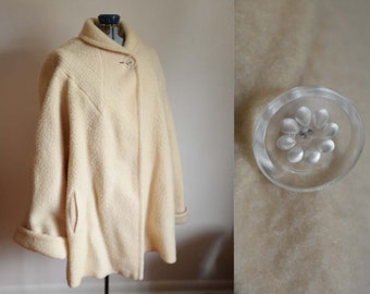 Vintage Swing Coat with Lucinite Button