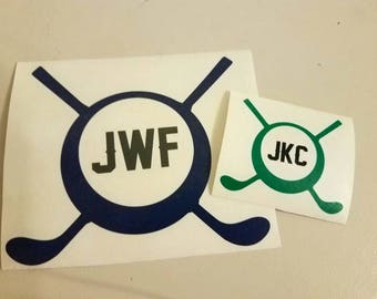 Golf Monogram Decal, Golf Decal, Golfer Monogram Decal, Decals for Men, Yeti Decals for Men, Sports Decal