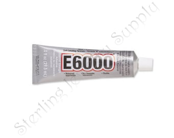 E6000 Adhesive, 1 Ounce Tube, Wholesale Adhesive, Jewelry Cement, USA Seller, Fast Shipping (A103)