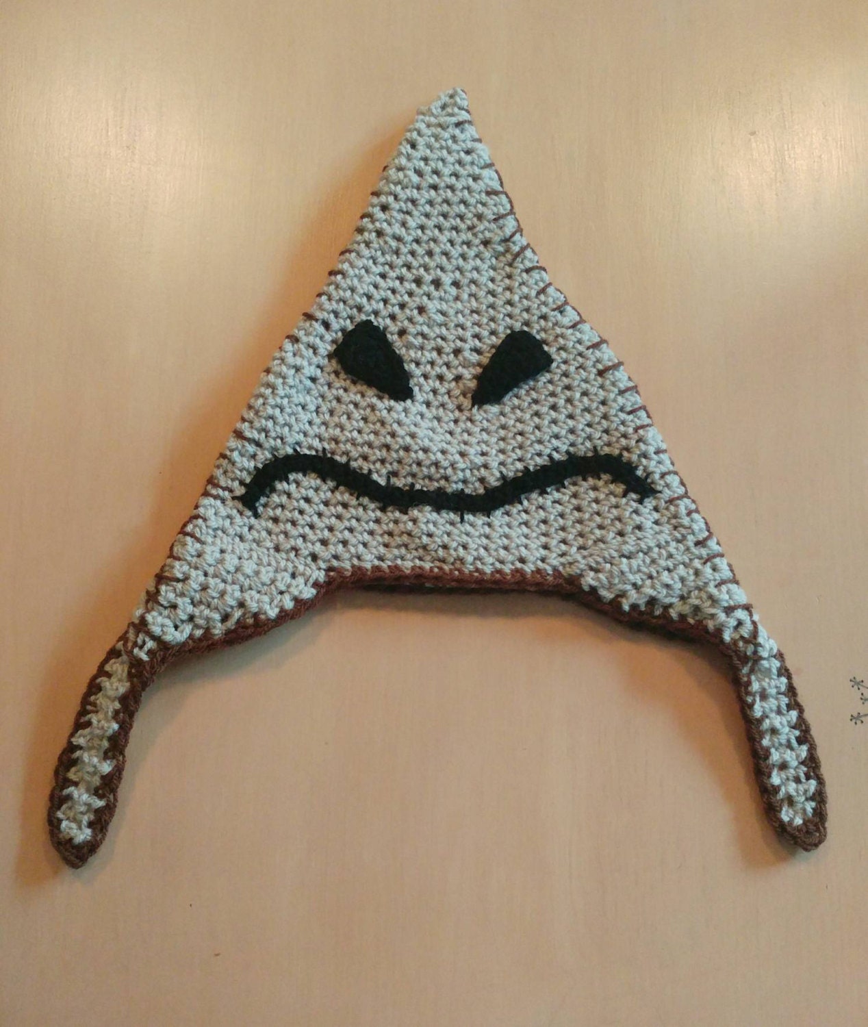 Made to order Oogie Boogie Hat. Crochet hat. Oogie Boogie