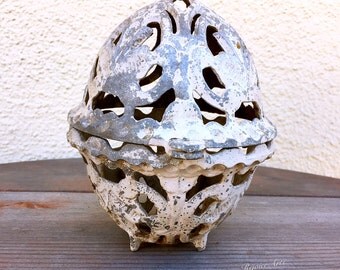 Vintage Metal String Holder Country Kitchen Decor