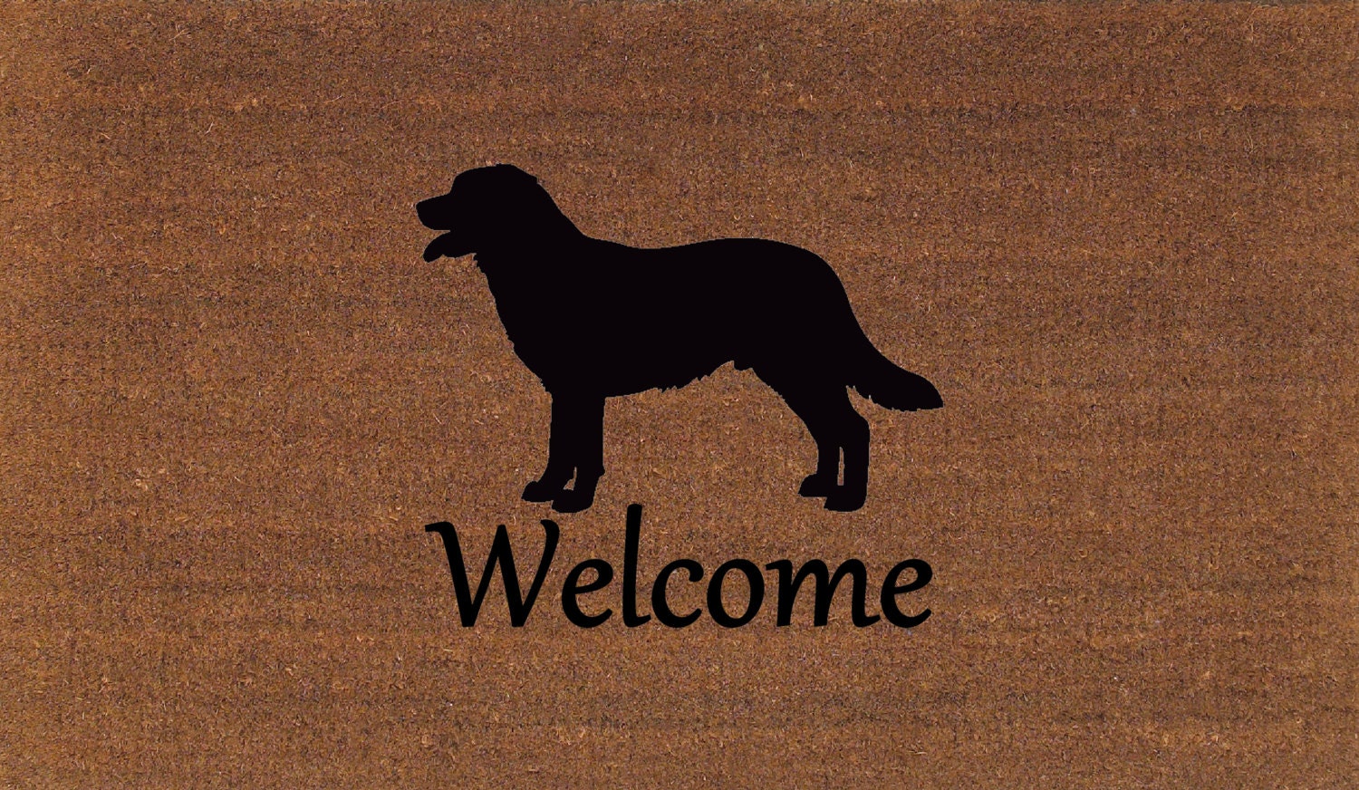 Labrador Retriever Dog Door Mat Coir Doormat by FranklinandFigg