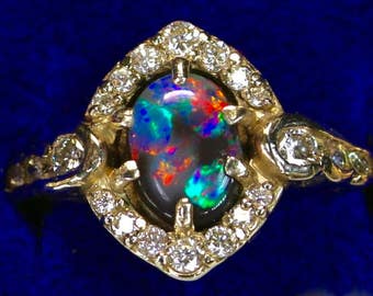black opal engagement and wedding rings see 12 on videosolid australian lightning ridge - Black Opal Wedding Rings black opal engagement and wedding rings see 12 on videosolid australian lightning ridge - Black Opal Wedding Rings