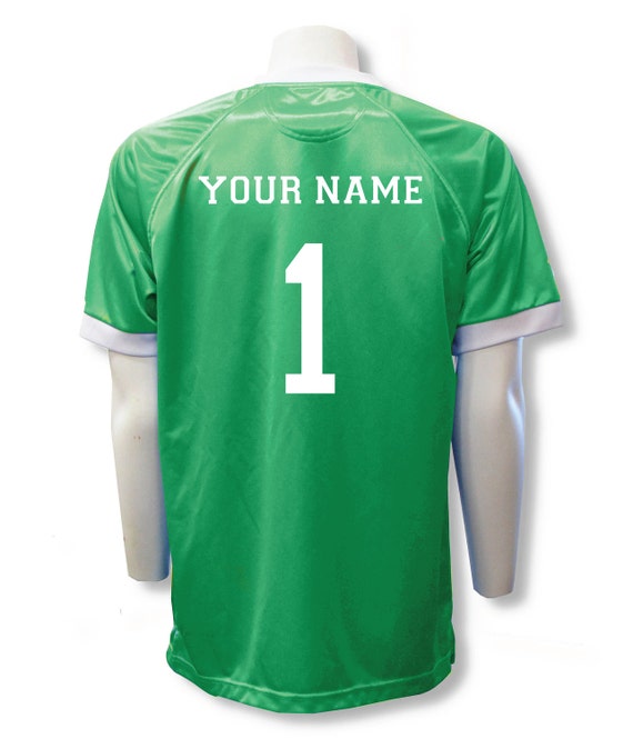 Short Sleeve Soccer Goalie Jersey Personalized with Your Name