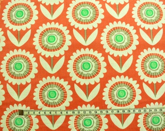 Fabric for Patchwork-flowers retro large