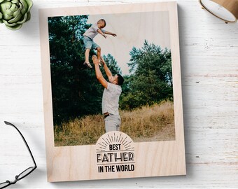Fathers Day Picture Frame, Fathers Day Gift, Father Daughter Frame, Fathers Day Gift From Son, Photo Gift Dad, Daddy And Son, Custom Dad