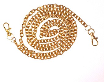 Gold Handbag Chain • Evening Handbag Chain • Chain Purse Strap • Crossbody Chain • Gold Purse Chain • Bride • Bridesmaid • Gold • 53"