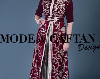 Beautiful Caftan velvet available in France, Europe and Usa