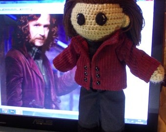 Sirius Black Crochet Doll Portrait Doll Personalized gift MADE TO ORDER