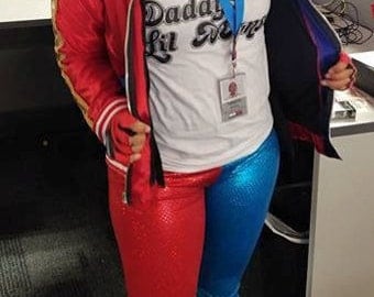Harley Quinn Suicide Squad Leggings (Polyester / Spandex) - made to order!