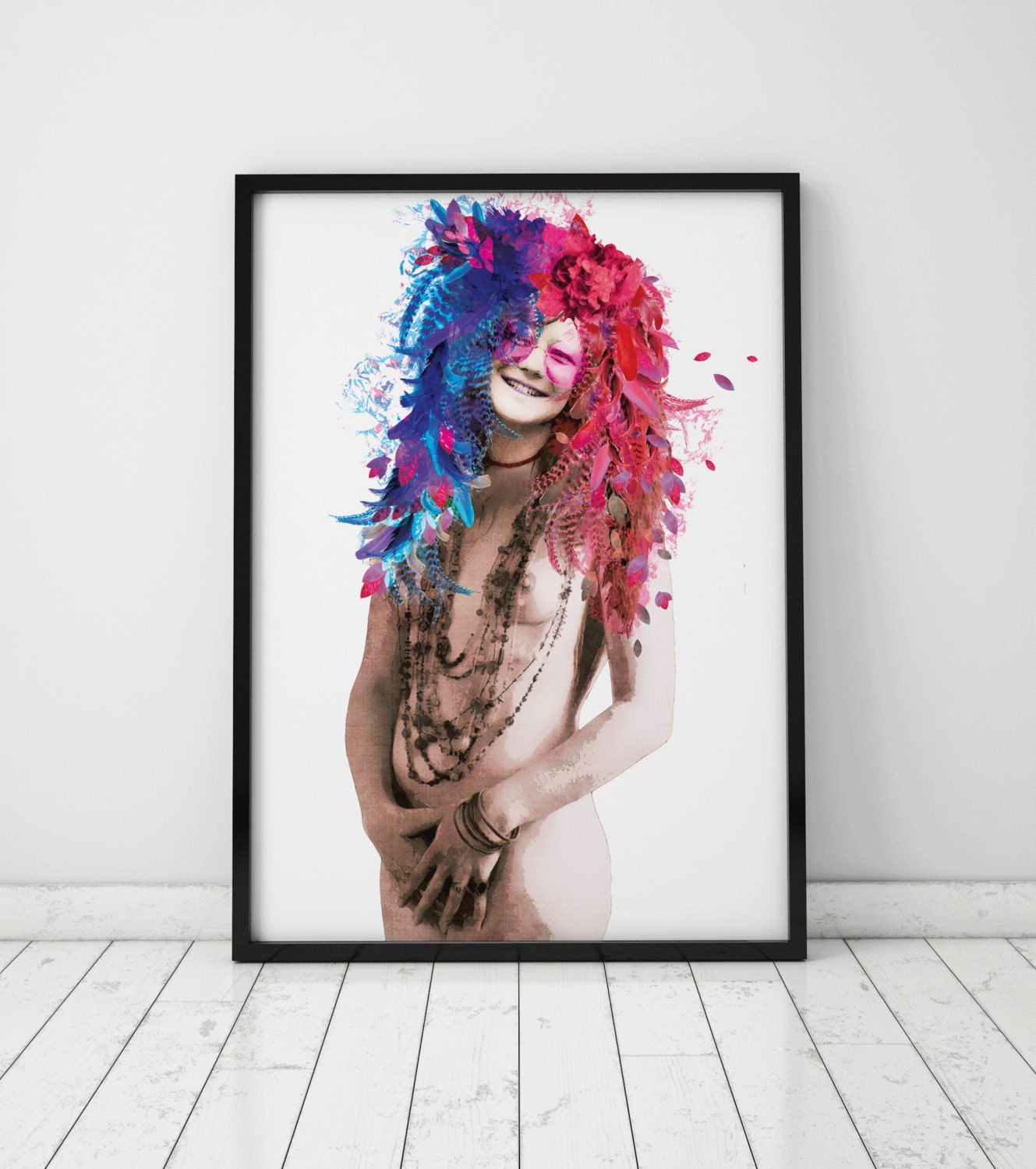 Janis Joplin Nude Poster 109