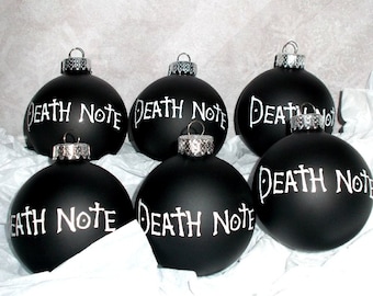 Death Note || Ornament Set || 6 Pieces
