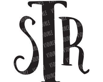 Svg - Svg Fonts - SVG Monogram Font - Monogram Font SVG - Font SVG - Monogram Fonts for Cricut - Critcut Fonts -Svg Font for Cricut