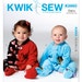 Sewing Pattern for Infants' Footed Jumpsuits, Kwik Sew Pattern 3960, Babies Sleeper Pattern, One Piece Footed Sleepers, Boy Girl