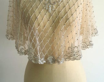 Bridal Cape,white Bridal Capelet, Bridal Cover Up,Cape,Lace Capelet,Bridal Lace Capelet,Lace Cape,Wedding Cape,white cape,cape mariage