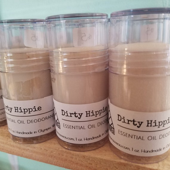 Natural Deodorant Dirty Hippie Essential Oil by NouveauBotanicals