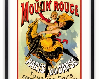 Moulin Rouge - French Art Poster