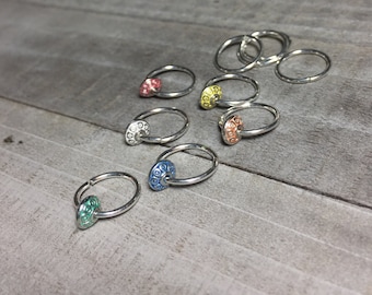 Silver dreadlock jewelry, Braid accessories for women or men, Dread beads for loc jewelry, Hair accessories Charms Set of 10