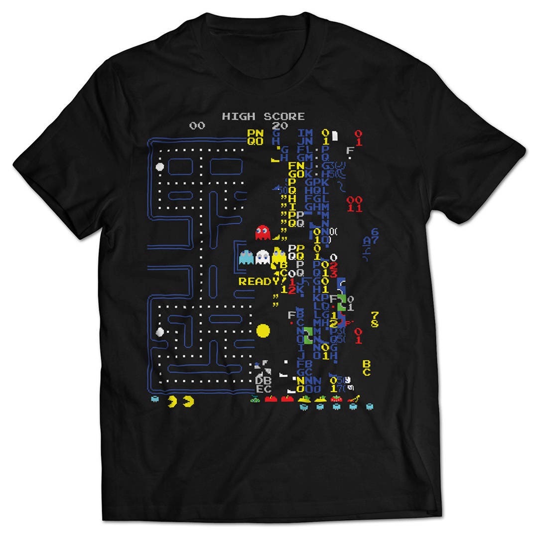 walmart pac man t shirt