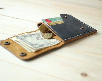 Leather Coin Wallet, Mens Leather Wallet, Mens Wallet, Coin Wallet, Leather Wallet, Men's Gift, Boyfriends Gift , Birthday Gift