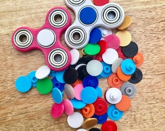 Extra Caps for Fidget Spinner 3D Printed; EDC Fidget Toy; Fidget Spinner Caps; Stress Relief; Tri Spinner Hand Spinner Caps