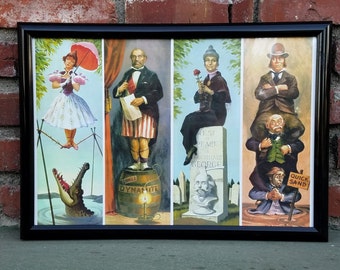 Disneyland Haunted Mansion Stretch Paintings Fine Art Print