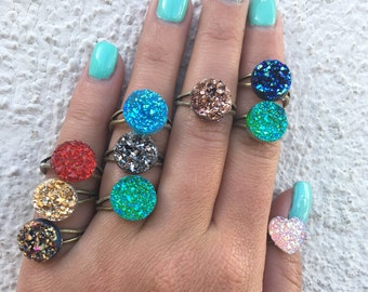12mm Druzy Ring custom Druzy Ring