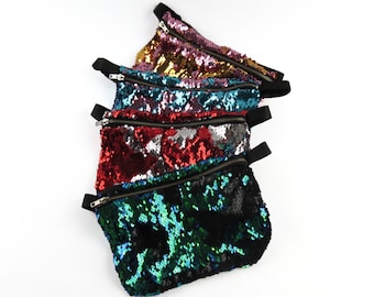 Sequin Festival Fanny Pack | edc nocturnal wonderland rave music festival bag EDM Burning Man Festival Apparel waist pack