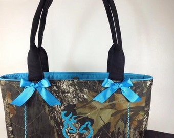 Hunting Camo Everyone Loves A Country Girl, Custom Handbag, Tote, Purse, Bag, Hunting, Country