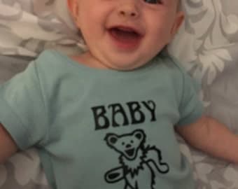 Baby Bear- grateful dead onesies and shirts