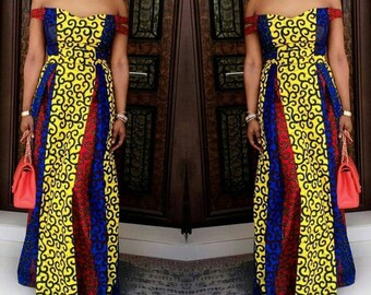 African print prom dress/ African prom dress/ African dress/ African print dress/ African gown/ Prom gown/prom dress/African print/ African