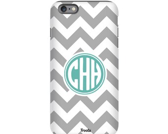 Monogram iPhone SE Case - Chevron iPhone 7 Case - iPhone 6s Case - iPhone 5S Cover - iPhone 4 Case - Cute iPhone 7 Plus Case - iPod 5g Case