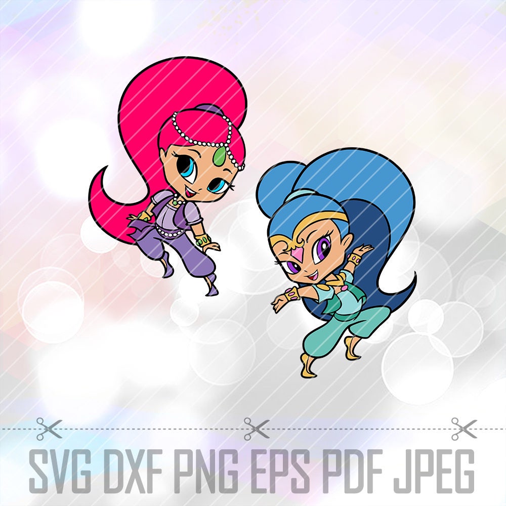 Download SVG Shimmer and Shine Layered Cut Files Cricut Designs