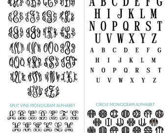 Monogram Svg Monogram Font Svg Monogram Font Bundle Svg Monogram Alphabet Svg Monogram Cut Files Silhouette Studio Cricut Svg Dxf Cdr