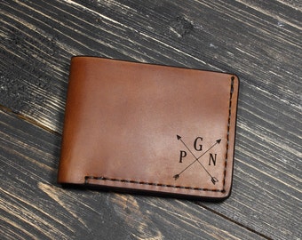 Leather Wallet Mens Personalized, Groomsmen Gifts, Mens Leather Wallet, Husband Birthday Gifts, Leather Wallet, Gift for Boyfriend Birthday