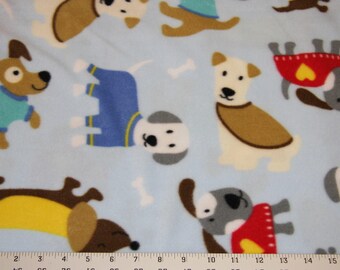 Multi Dog Fleece Fabric Dog blanket Fleece Fabric Store low price Anti Pill fleece fabric by the yard free shipping available - SHIPS FAST