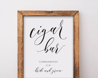 Cigar Bar Sign Printable Download